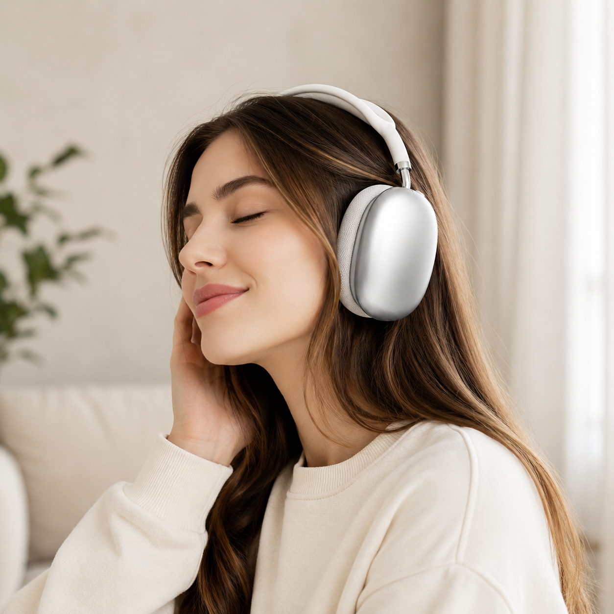 Silver P9 Wireless Headphones